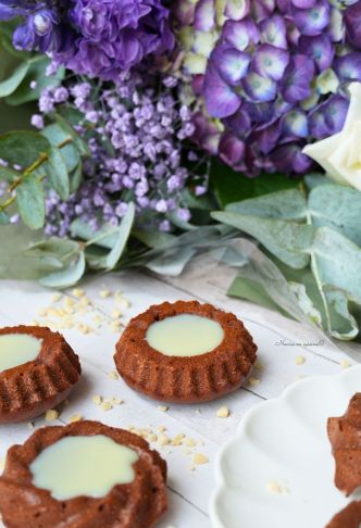 Monocoles pâte à tartiner/chocolat blanc