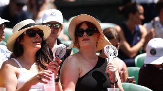 Des joueurs aux spectateurs, Wimbledon compose avec la chaleur