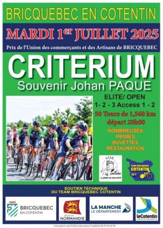 Critérium de Bricquebec : Les engagés