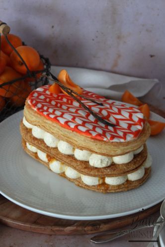 Millefeuille Vanille-Abricot