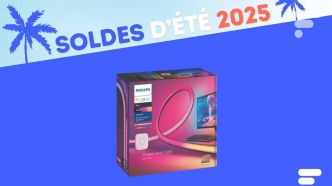 Ce ruban LED Philips Hue Play pour écran PC soldé à -55 % fait réagir la lumière avec le son pour être le PGM ultime de vos sessions