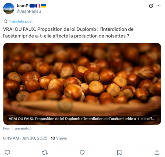 PPL Duplomb-Ménonville : ça va bien, là, France Info ?