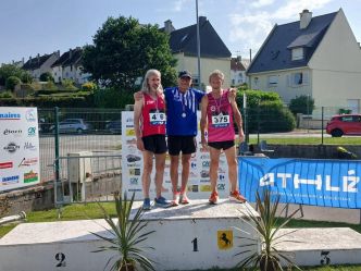 Robert Aso double médaillé d'argent aux championnats de France Masters d'athlétisme