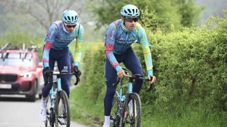 TDF. Tour de France - L'équipe XDS Astana sur le Tour... avec Clément Champoussin