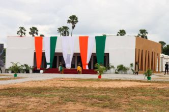 Inauguration de la première aile du Musée archéologique national de Côte d'Ivoire à Singrobo-Ahouaty