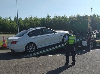 Détenteur d'un permis probatoire, un automobiliste contrôlé à 188 km/h sur une portion de l'A64 limitée à 110 km/h
