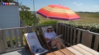 "Je pense à la famille restée en région parisienne..." : dans la Manche, on savoure la clémence de la météo | TF1 INFO