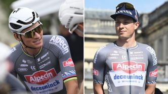TDF. Tour de France - Alpecin-Deceuninck autour de Mathieu Van der Poel et Philipsen