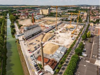 À Reims, une friche industrielle se mue en un nouveau quartier