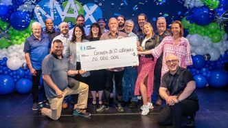 « C'est une sensation que je ne pensais pas vivre un jour » : 15 collègues remportent 20 millions de dollars canadiens au loto