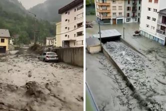 Savoie : de violents orages provoquent la crue la plus importante en soixante-dix ans