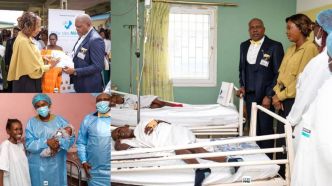 Hôpital de Ntchengue : 1000 kits d'accouchements, don de la 1ère Dame