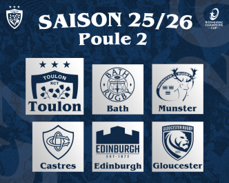 Investec Champions Cup : la poule de nos Rouge & Noir !