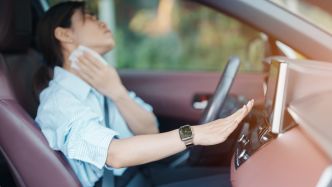 Actualité : Canicule — Profiter de la climatisation de votre voiture à l'arrêt peut vous coûter très cher !