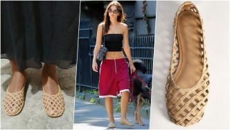 Emily Ratajkowski confirme la folie des ballerines... avec un modèle de chez Mango à moins de 30 € !