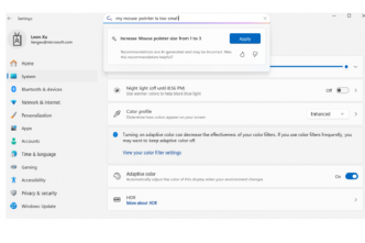 Avec le SLM Mu, Microsoft automatise les réglages de Windows 11