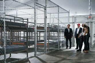 Trump visite l'"Alcatraz des alligators", centre de rétention pour migrants en Floride