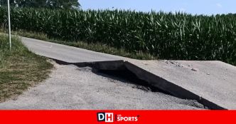Soulèvements de voiries, tarmac qui fond..., les fortes chaleurs font des dégâts en Wallonie picarde (photos)