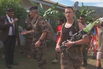VIDÉO. Les militaires du Rimap arrivent à Koumac après 49 jours de marche à travers la Grande Terre, la coutume et l'histoire