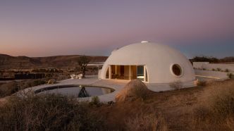 HATA, maison de vacances en dôme dans le désert californien
