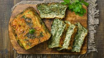 La recette facile du cake salé aux épinards et au chèvre pour 6 personnes