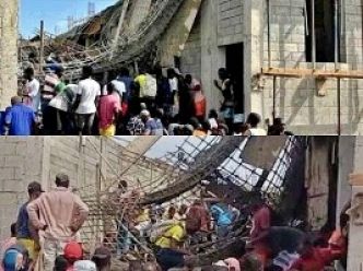 iciHaïti - Ouanaminthe : Un immeuble en construction s'effondre au moins 3 morts
