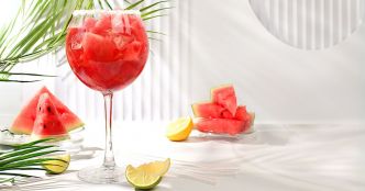 Voici la recette du Spritz à la pastèque, la nouvelle boisson rafraîchissante la plus tendance de l'été 2025