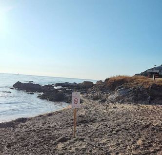 La baignade est interdite jusqu'à nouvel ordre sur cette plage du golfe de Saint-Tropez