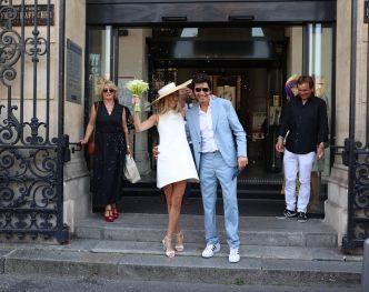 Jean-Luc Lahaye marié à la jeune Paola, à Paris, toutes les images de leur union