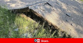 Virton : une portion du RAVeL s'est fissurée et soulevée !