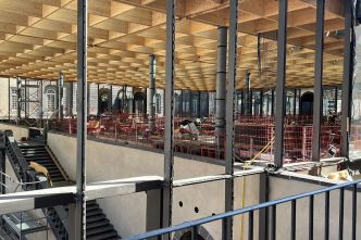 PHOTOS. Découvrez l'avancée des travaux de la future grande bibliothèque de Clermont-Ferrand