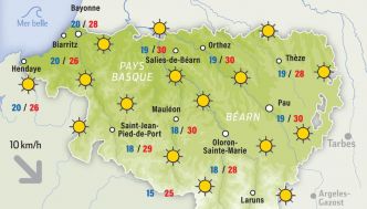 Prévisions météo de ce jeudi 3 juillet à Pau et dans les Pyrénées-Atlantiques : retour du soleil et des 30°C !