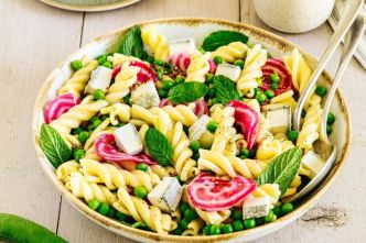 Salade de pâtes au Valençay AOP