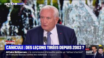 Plan climatisation du RN: "La question, c'est comment on le finance", réagit Jean-Pierre Raffarin, ancien Premier ministre