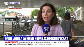 Canicule: la chaleur recule lentement à Paris
