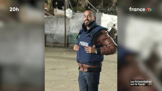 VIDEO. Guerre au Proche-Orient : Fayez Aref Abu Khousa, journaliste qui travaille pour France Télévisions à Gaza, blessé lors d'une attaque de drone