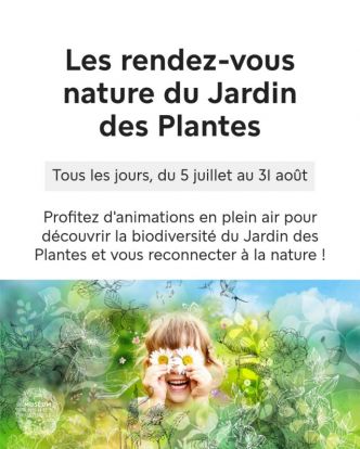 5e édition des Rendez-vous nature du 5 juillet au 31 août 2025