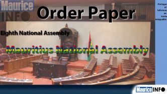 Order Paper de la séance parlementaire du 4 juillet 2025