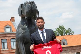 Arrivé à Lille: Olivier Giroud dit se trouver face à "un défi incroyable"