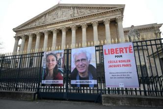 Les otages français en Iran Cécile Kohler et Jacques Paris ont été inculpé d'espionnage au service d'Israël