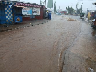 Pluies à Conakry : fort risque d'inondation à Gbessia