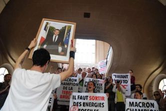 Décrochage de portraits de Macron : la CEDH déboute les militants écologistes