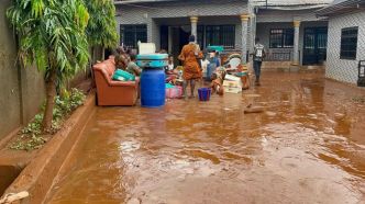 Inondations à Coyah : plusieurs sinistrés et un sexagénaire porté disparu