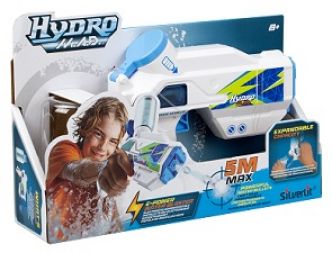 Vive les batailles d'eau avec le pistolet Hydro M.A.D E-Power Water Blaster
