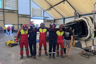 Défi relevé pour les sapeurs-pompiers de Saint-Pierre et Miquelon au Challenge national de secours routier