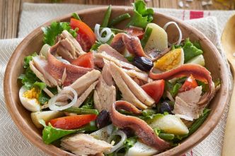 Salade niçoise au thon blanc germon