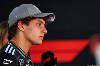 Antonelli ne sent pas sa place menacée par Verstappen chez Mercedes