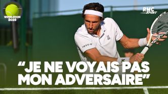 Wimbledon : "Je ne voyais pas mon adversaire", Rinderknech gêné par le coucher de soleil