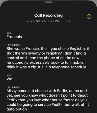 Apple Intelligence™ : la transcription des appels dans une autre langue
