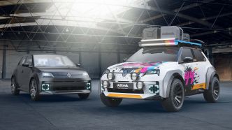 De la ville au désert : la Renault 5 E-Tech se transforme en baroudeuse tout-terrain grâce à ce kit Delta4x4